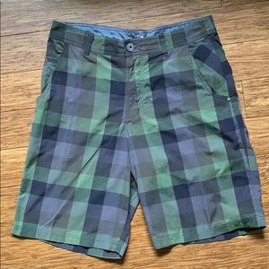 LULULEMON PLAID SHORTS SZ 34